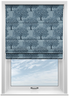 Classic Woodland, Monochrome - Roman Blind